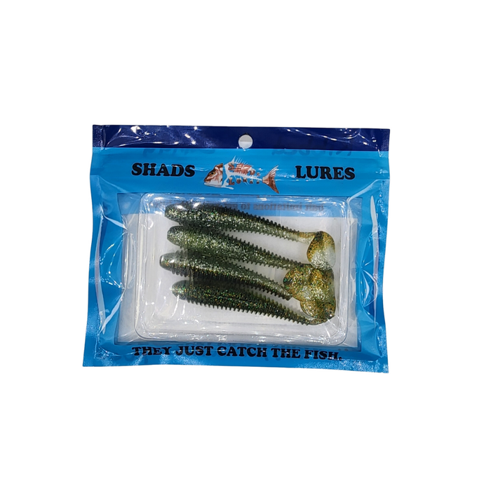 SHADS LURES 4" Ribbed Candy
