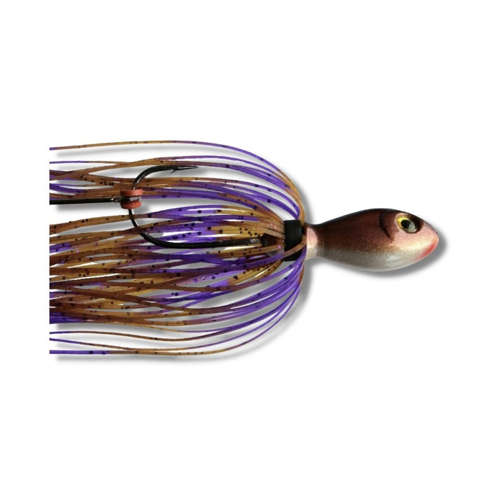 TACKLE TACTICS Vortex Spinnerbait 1/4oz V22 Peanut Butter & Jelly - Bait Tackle Store