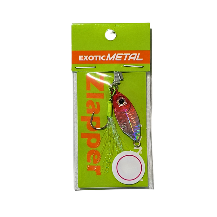 SUPERSE Exotic Metal Zlapper MJ01 7g Red Head - Bait Tackle Store
