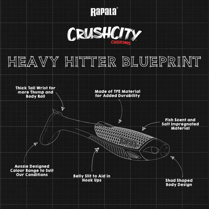 RAPALA Crush City "Heavy Hitter" 4"