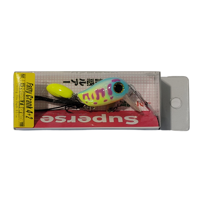 Superse Fatty Crank 4+2 8g Blue Green - Bait Tackle Store