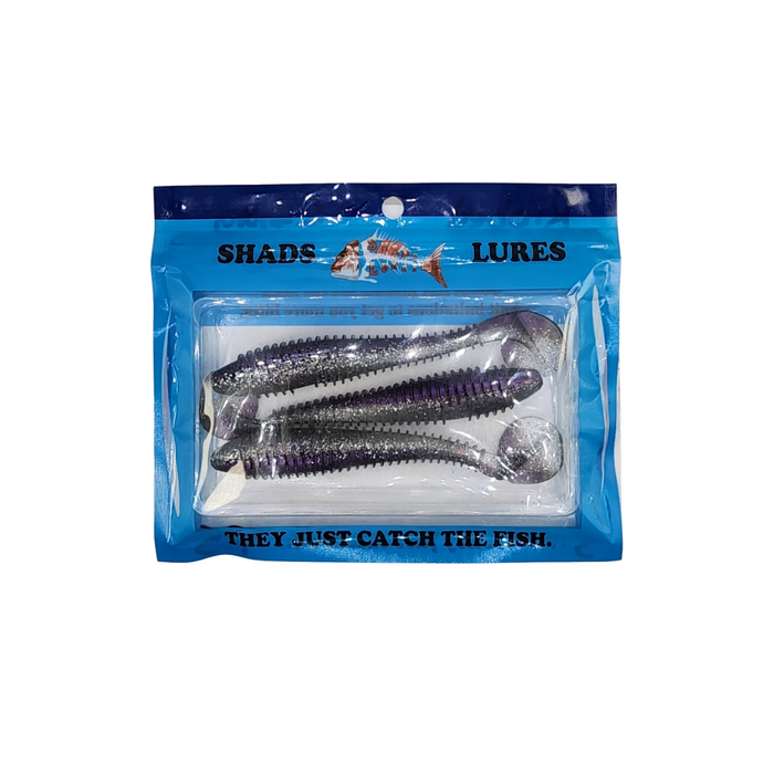 SHADS LURES 5" Ribbed Candy