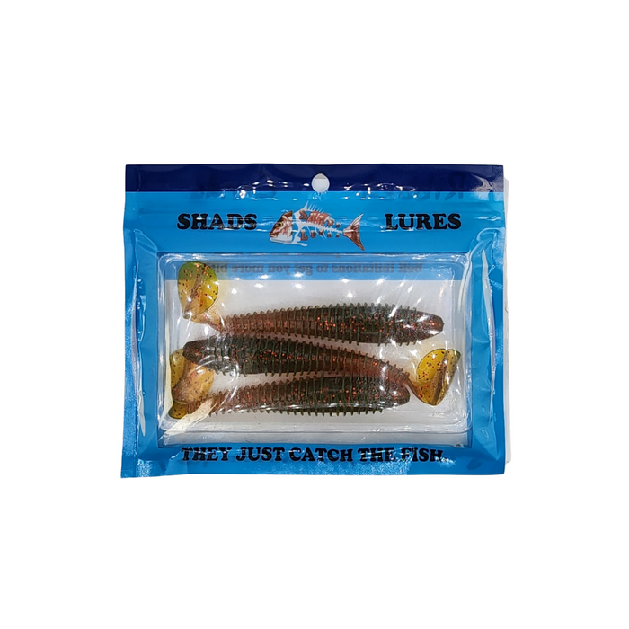SHADS LURES 5" Ribbed Candy
