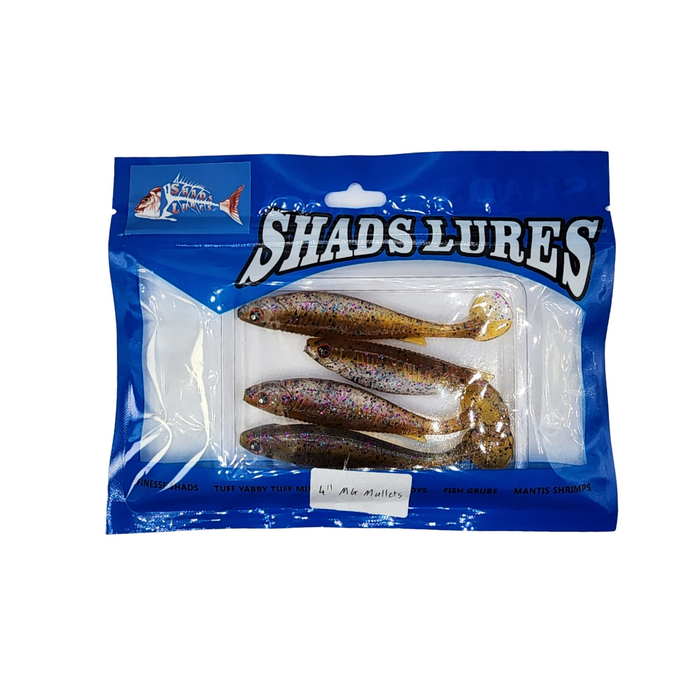 SHADS LURES 4" MG Mullets M006 - Bait Tackle Store