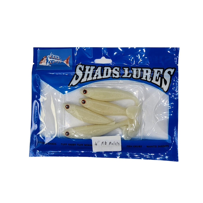 SHADS LURES 4" MG Mullets M001 - Bait Tackle Store