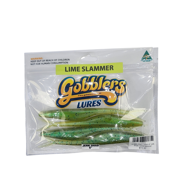 GOBBLERS LURES 6" Jerk Shad