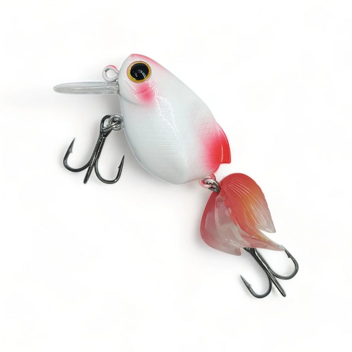 Superse The Goldfish M702 White Red Tail - Bait Tackle Store