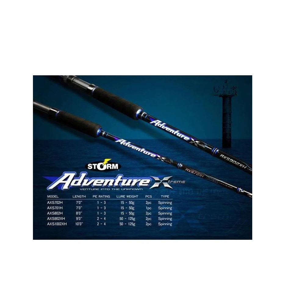 STORM Adventure Xtreme Saltwater Game Edition Spin Rods - Bait Tackle Store