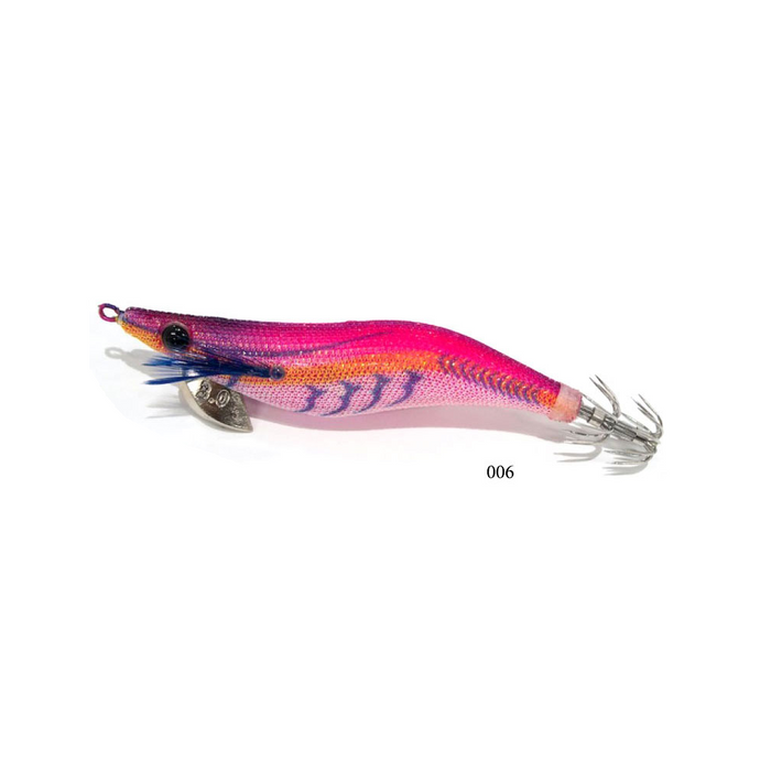 CRAZEE Squid Egi 3.5 #006 PINK UV - Bait Tackle Store