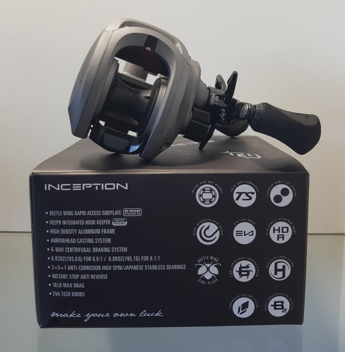 13 FISHING Inception Baitcast Reel IN 6.6 RH - Bait Tackle Store