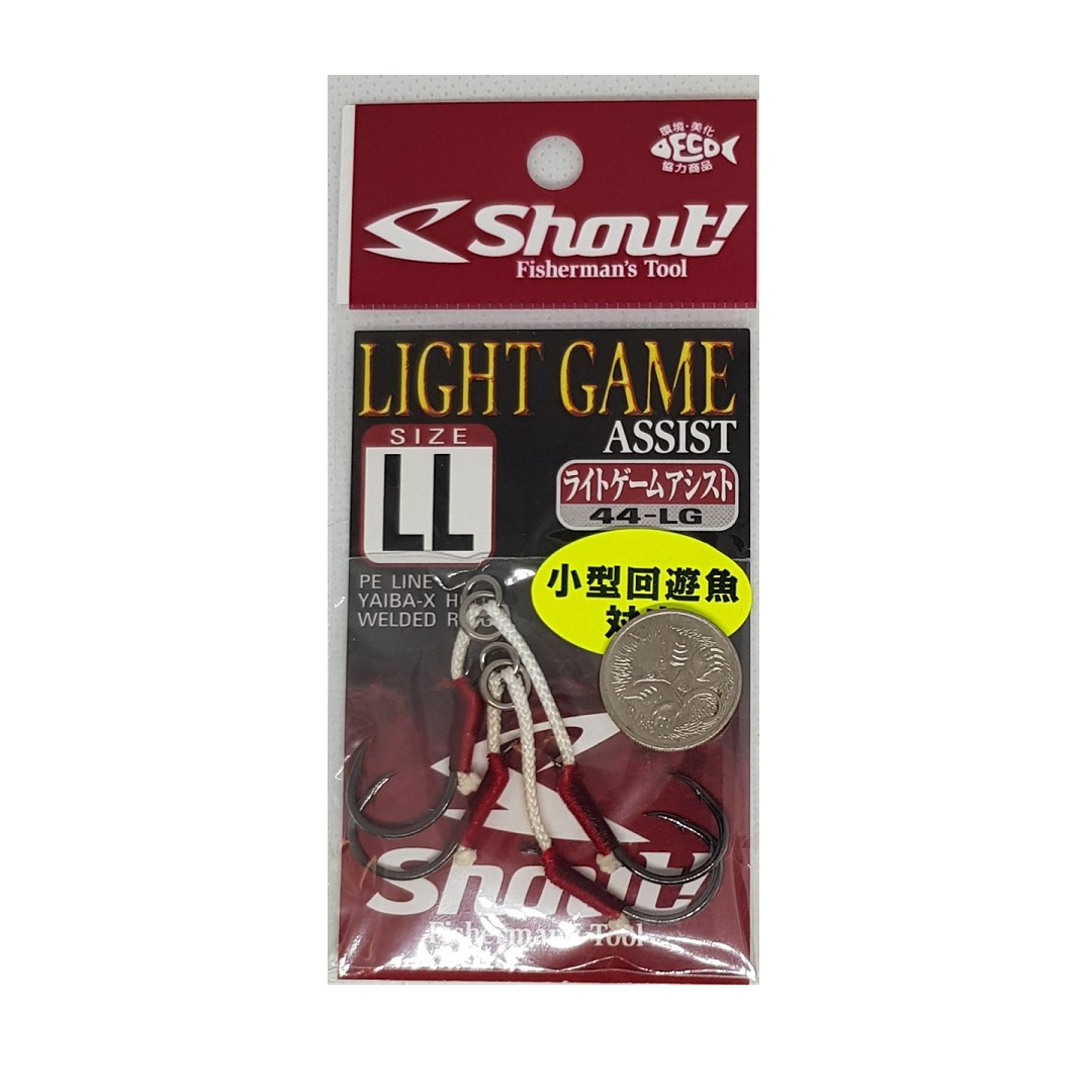 SHOUT ASSIST HOOKS 44-LG Light Game Assist
