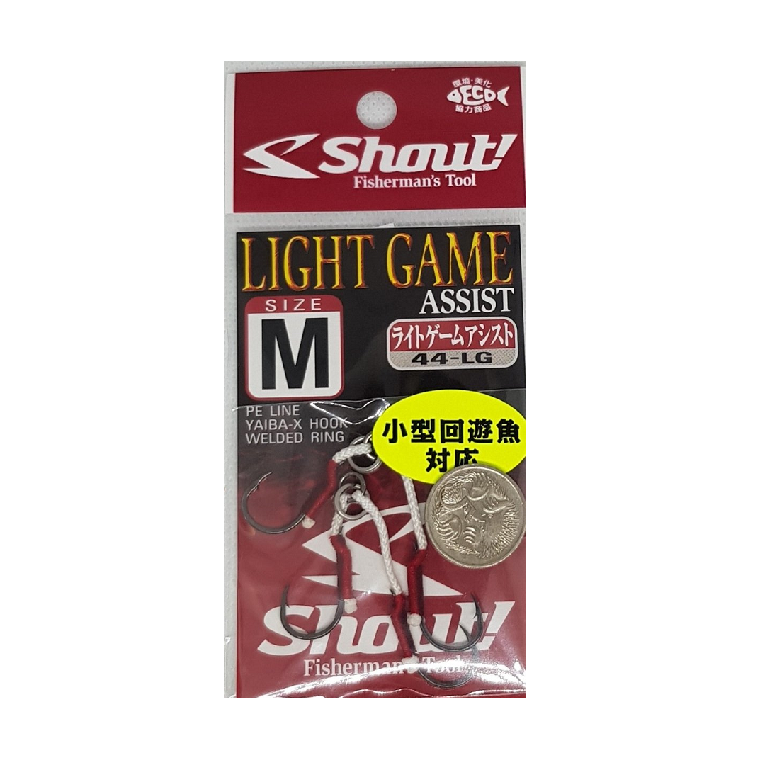 SHOUT ASSIST HOOKS 44-LG Light Game Assist