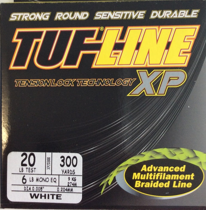 TUF-LINE XP 20lb 300yd White - Bait Tackle Store