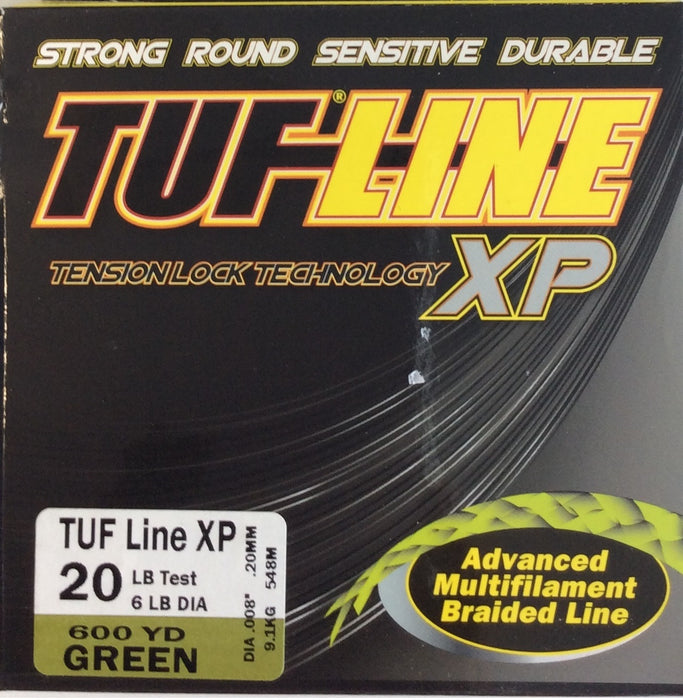 TUF-LINE XP 20lb 600yd Green - Bait Tackle Store