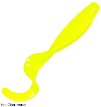 ZMAN StreakZ Curly TailZ 4" Hot Chartreuse - Bait Tackle Store