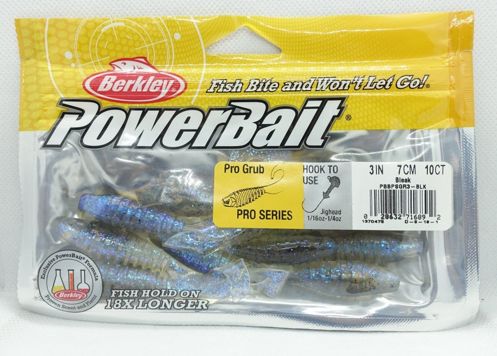 BERKLEY POWERBAIT 3" Pro Grub Bleak - Bait Tackle Store