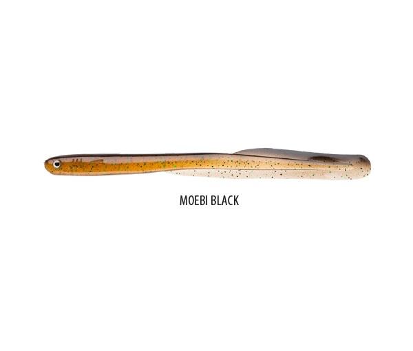BERKLEY POWERBAIT 8" Eel Moebi Black Back - Bait Tackle Store