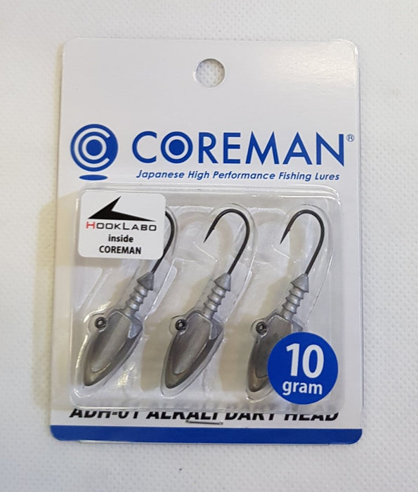 Coreman ADH-1 Alkali Dart Head 10g - Bait Tackle Store