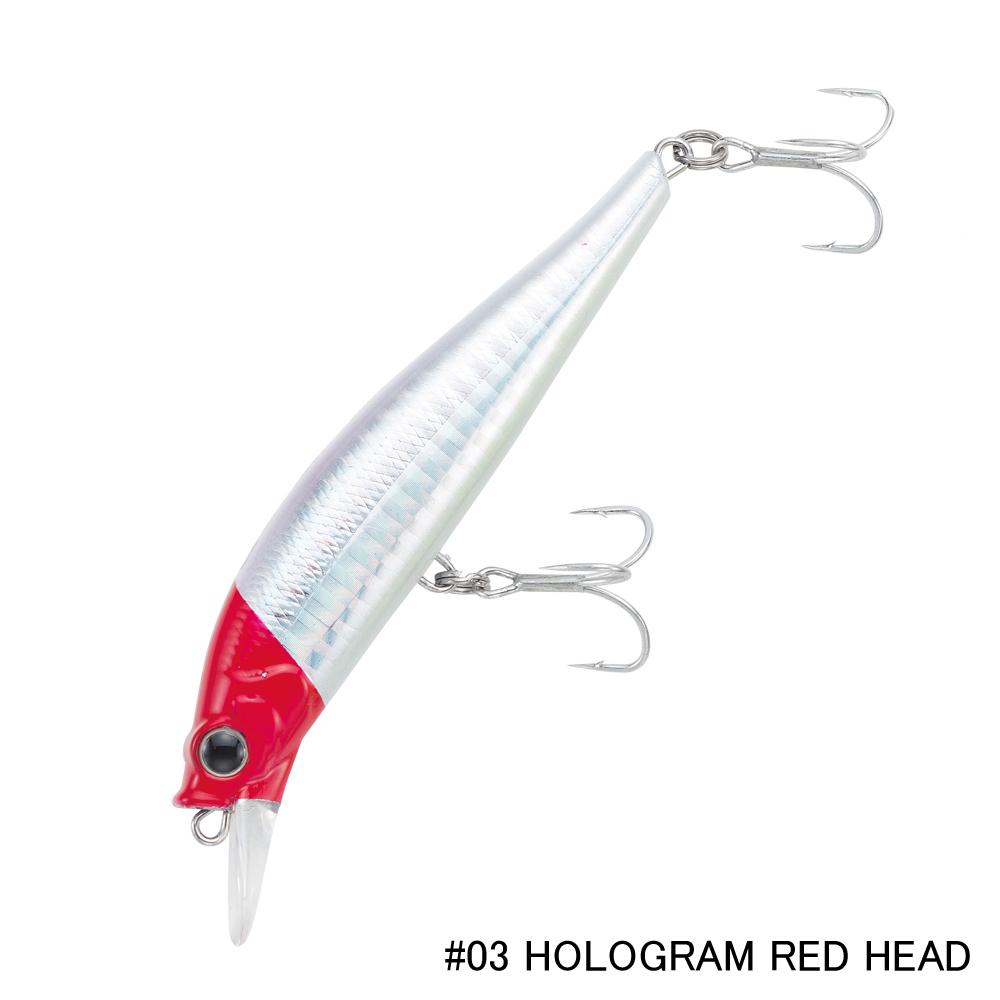 CRAZEE Dizzy Minnow 90HS #3 HOLOGRAM RED HEAD - Bait Tackle Store
