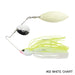 CRAZEE Spinner Bait TW 3/8oz #2 WHITE CHART - Bait Tackle Store