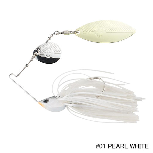 CRAZEE Spinner Bait TW 3/8oz #1 PEARL WHITE - Bait Tackle Store