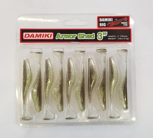 DAMIKI Armor Shad Paddle 3" 448 Flash Shad - Bait Tackle Store