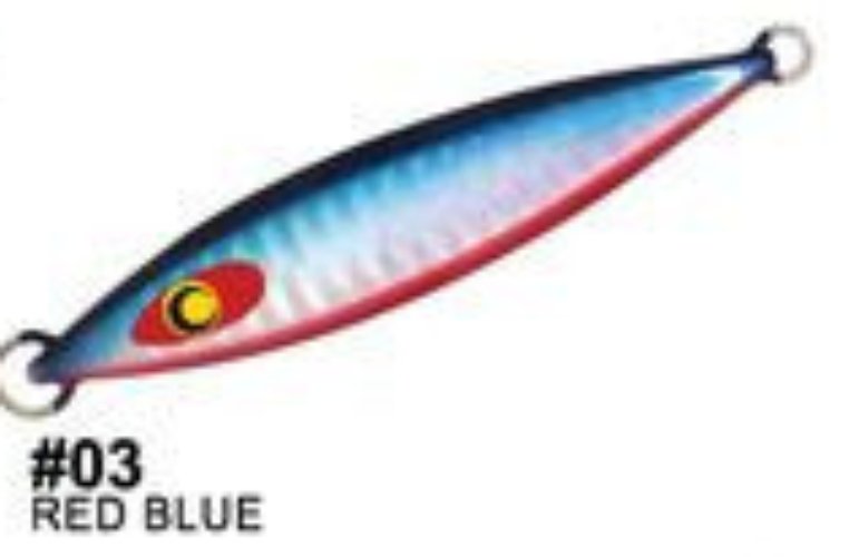 DAMIKI Backdrop Casting 30g #03 Red Blue (1862) - Bait Tackle Store