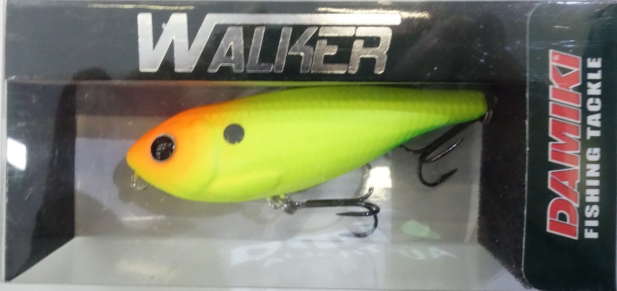 DAMIKI Walker 70 249D Red Face Chartreuse - Bait Tackle Store