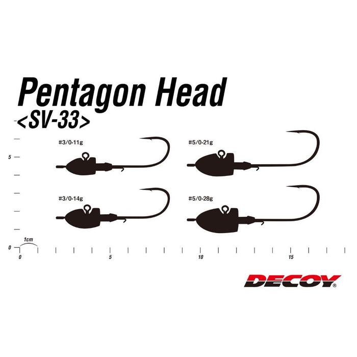 DECOY SV-33 Pentagon Head - Bait Tackle Store