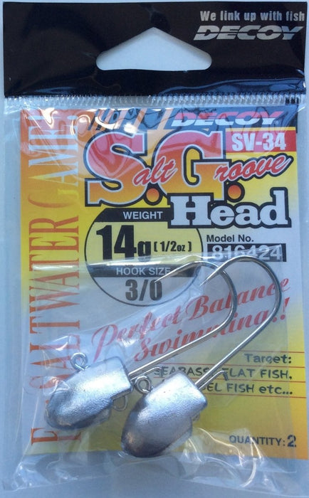 DECOY SV-34 Salt Groove Head - Bait Tackle Store