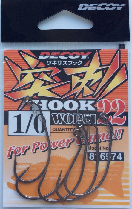 DECOY Worm22 Hook #1/0 - Bait Tackle Store