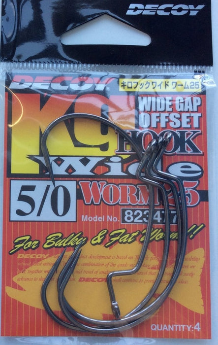 DECOY Worm25 KG Wide Hook - Bait Tackle Store