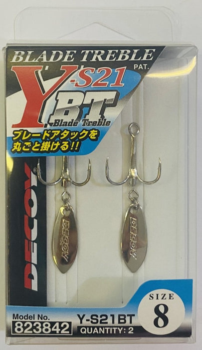 DECOY Y-S21BT Rolling Blade Treble Hook - Bait Tackle Store