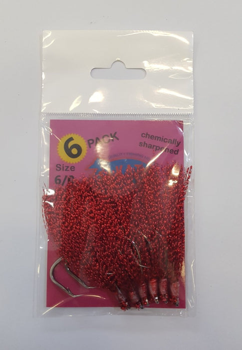 ELKAT Flashers 6/0 Red - Bait Tackle Store