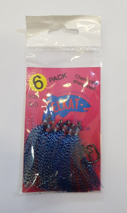 ELKAT Flashers 5/0 Blue Red - Bait Tackle Store