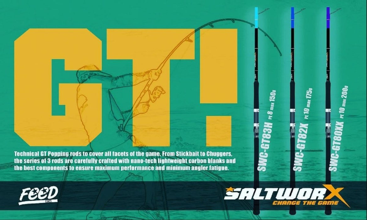 FEED Salt Worx GT Series Offshore Casting Rods - Bait Tackle Store