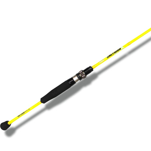 FEED Saltworx SWS-MJ63UL Yellow Rod + CRAZEE Spin Reel Combo - Bait Tackle Store