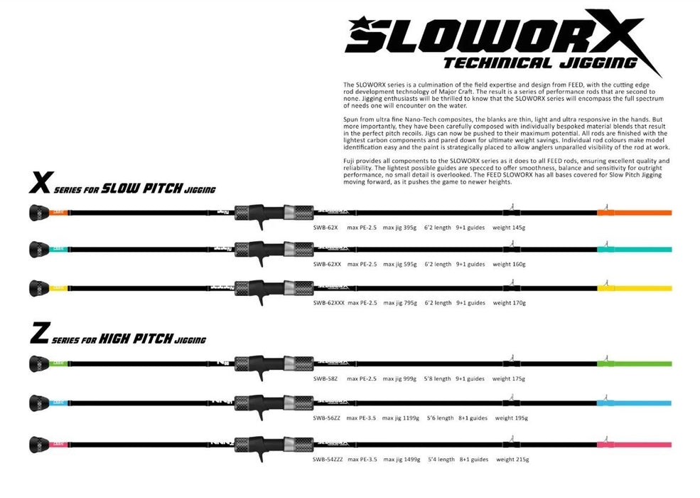 FEED Sloworx X Series Slow Pitch - Bait Tackle Store