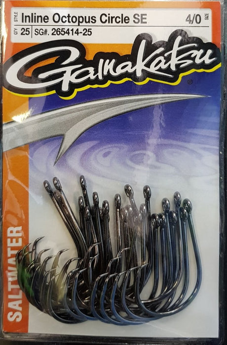 GAMAKATSU Inline Octopus Circle SE Value Pack (25 Piece) 4/0 - Bait Tackle Store