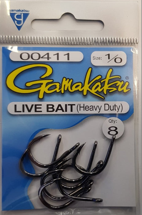 GAMAKATSU Live Bait Heavy Duty 1/0 - Bait Tackle Store