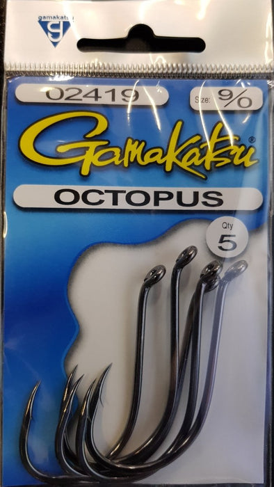 GAMAKATSU Octopus (Black) 9/0 - Bait Tackle Store