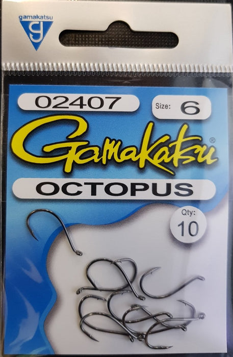 GAMAKATSU Octopus (Black) 6 - Bait Tackle Store