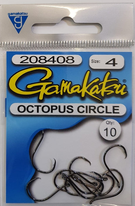 GAMAKATSU Octopus Circle (Black) 4 - Bait Tackle Store