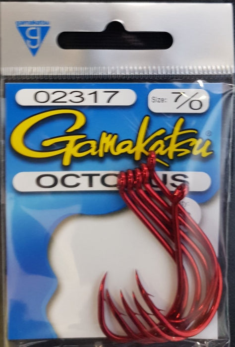GAMAKATSU Octopus (Red) 7/0 - Bait Tackle Store
