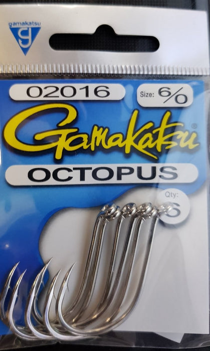 GAMAKATSU Octopus (Silver) 6/0 - Bait Tackle Store