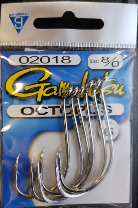 GAMAKATSU Octopus (Silver) 8/0 - Bait Tackle Store