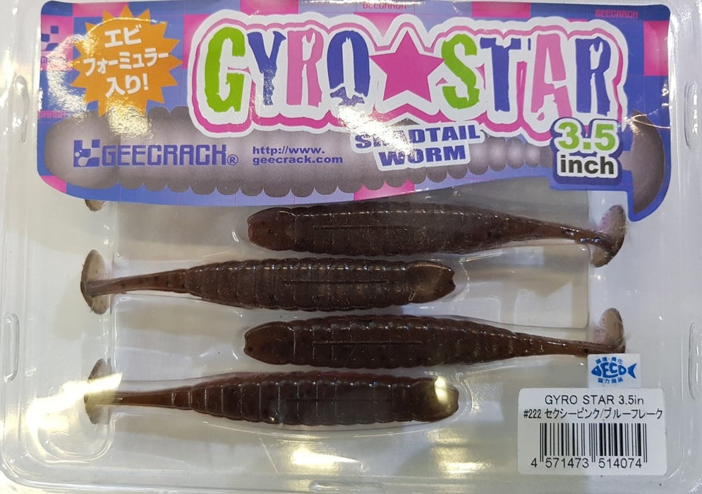 GEECRACK Gyro Star 3.5" #222 SEXY-PINK-BLUE - Bait Tackle Store