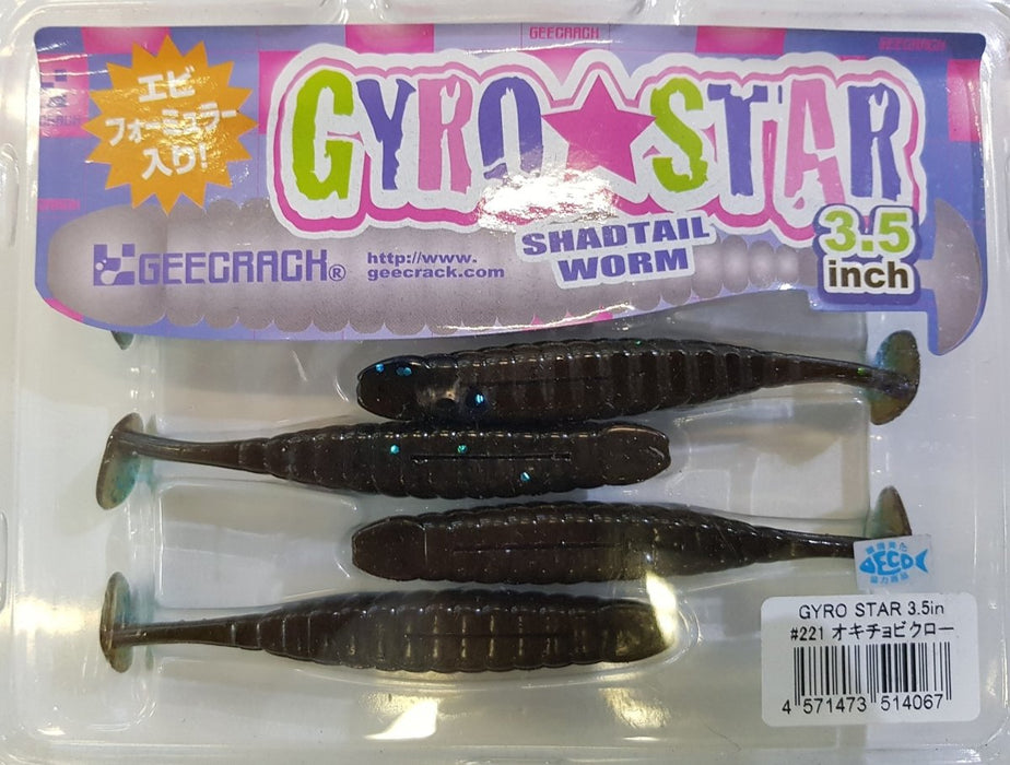 GEECRACK Gyro Star 3.5" #221 OKEECHOBEE-CRAW - Bait Tackle Store
