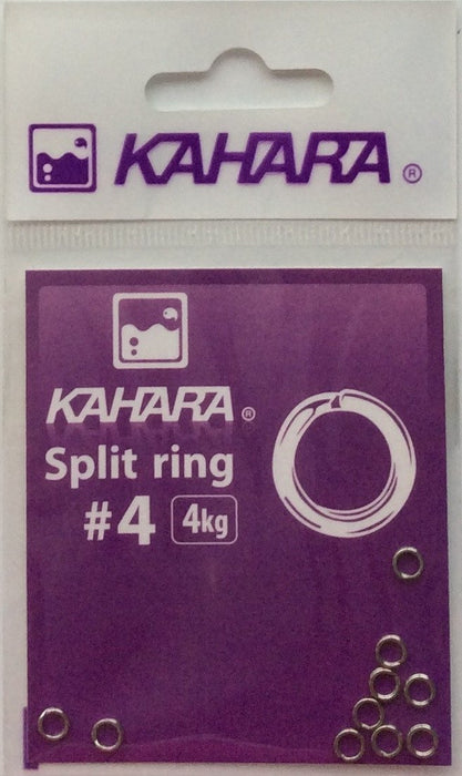 KAHARA Split Ring #4 4kg (Silver) - Bait Tackle Store
