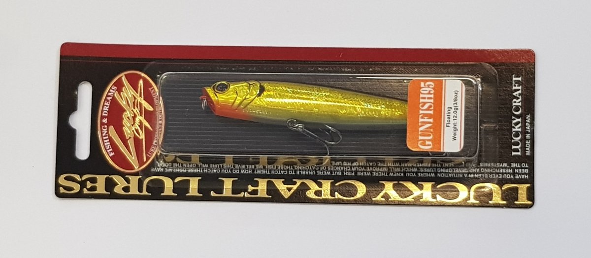 LUCKY CRAFT Gunfish 95 Aurora Gold - Bait Tackle Store